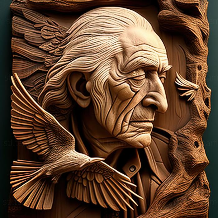 3D модель Билл Стоунхэм, американский художник (STL)